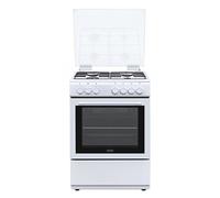 Cuisinière mixte DeLonghi DL664EW Blanc électrique gaz