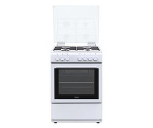 Cuisinière mixte DeLonghi DL664EW Blanc électrique gaz