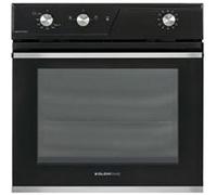 Cuisinière mixte électrique gaz naturel Noir inox