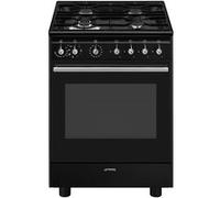 Smeg Cuisinière Concert CX61GMBL Électrique-Gaz Noir A
