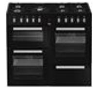 Cuisiniere Piano de cuisson électrique 6 gaz 1 wok 100 cm PF335325DB Noir