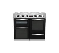 Beko PF335325DX four et cuisinière Gaz Noir, Acier inoxydable