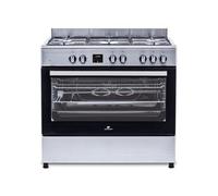 Cuisinière piano four multifonctions catalyse - CONTINENTAL EDISON - CECP9060IXDD - 95 L - Affichage digital - L90 x H 85 cm - Inox