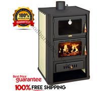 Cuisinière Poêle à bois Four Prity FG W15 14.4+5.4kw. Eco Design