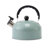 Cuisinière poêle supérieure Kettle Kettle Tea Conteer Camping Poêles Plastique Terrarium Thé électrique Kettle Ta Pots en acier inoxydable Whistle Kettle Teakettle (vert)