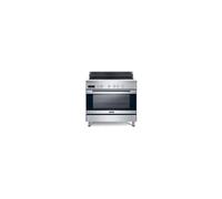 Cuisinière Pose libre Rosières RIM94TC1X 90 cm induction 5 zones 187L multifonction Inox