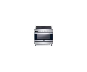 Cuisinière Pose libre Rosières RIM94TC1X 90 cm induction 5 zones 187L multifonction Inox