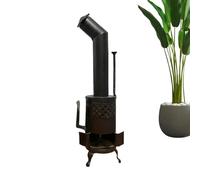 Cuisinière pour Maison de - Décor Cabane Rustique 28 cm | Décor de Cheminée Miniature | pour Collectionneurs Amateurs Rebord de Fenêtre Étagère Vitrine Coiffeuse Table de Chevet