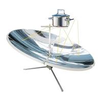 Cuisinière solaire parabolique haute puissance 1800 W | Grand four d'extérieur pliable de 150 cm | Réchaud solaire portable pour le camping, les urgences et la vie respectueuse de l'environnement