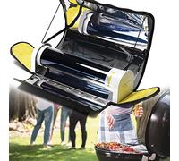 Cuisinière solaire portable et grill, four d'extérieur pliable pour camping et barbecue, cuisson sans fumée pour repas de groupe