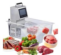 Cuisinière sous vide, circulateur d'immersion de 2000 W avec écran LCD, température réglable de 5 à 99 ℃ et minuterie de contrôle jusqu'à 99 h, chauffage rapide pour une capacité de 80 L