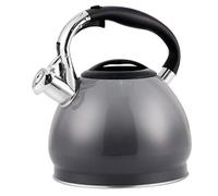 Cuisinière supérieure chaudière supérieure gradient tête de bâton de couleur bouilloire bouilloire sifflante bouilloire 304 sifflet en acier inoxydable bouilloire 3l théière whistle bouilloire (rouge)