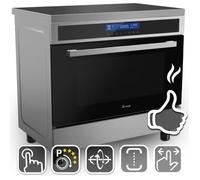 KKT KOLBE Fours et cuisinières avec plaque à induction | 90 cm | 108 l | 4 zones | zone flexible | 9 niveaux de chaleur | CC9001IND