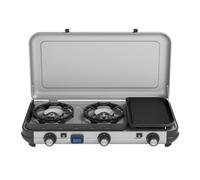 Campingaz Cuisinière touristique Camping Kitchen 2 Multi-Cook 3 brûleurs Allumage piézo Flame Guard