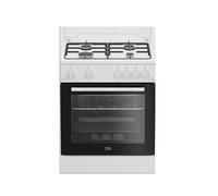 Beko Cuisinière tout gaz FBG62121WD – Blanc