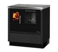 Cuisinière Tyrola TR_B 75 Antique black / Black Senotherm avec fenêtre de visualisation - RA right top