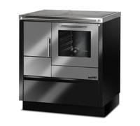 Cuisinière Tyrola TR_B 75 Noir acier inoxydable brillant - RA côté droit