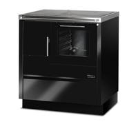 Cuisinière Tyrola TR_B 75 Noir brillant / Noir Senotherm - RA arrière droit
