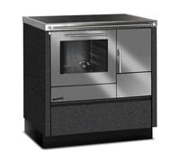 Cuisinière Tyrola TR_B 85 anthracite / acier inoxydable - RA gauche top