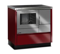 Cuisinière Tyrola TR_B 85 Bordeaux / acier inoxydable - RA côté gauche