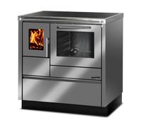 Cuisinière Tyrola TR_B 85 inox avec fenêtre de visualisation - RA côté droit