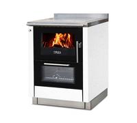 Cuisinière Tyrola TR_F 70 Grès / Noir Senotherm avec fenêtre de visualisation - RA gauche haut