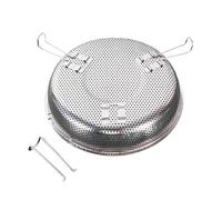 Cuisinière vapeur en acier inoxydable Panier de cuisson à la vapeur en maille fine, panier de lavage du riz, cuiseur vapeur en acier inoxydable for légumes(22.5cm)
