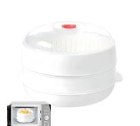 Cuisinière Vapeur Micro-ondes, Cuiseur Vapeur pour Micro-Ondes avec Couvercle, Bol Chauffant Résistant à la Chaleur pour Hôtel Restaurant Appartement Établissement