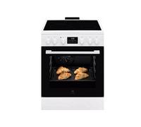 Electrolux Cuisinière vitrocéramique LKR664177W 58 L 4 feux Blanc