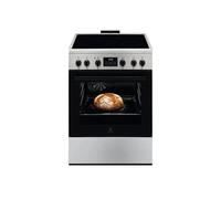 Electrolux Cuisinière vitrocéramique LKR664166X 58 L 4 feux Inox – Nettoyage par catalyse