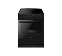 Cuisinière vitrocéramique AMICA ACV6003RN 60 cm 4 feux Four 65 L A Noir