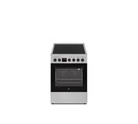 Cuisiniere vitrocéramique CECV50FCS 4 feu L49 8 H86 P67 cm Silv