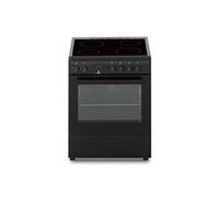 Cuisiniere vitrocéramique CONTINENTAL EDISON CECV60FCB - 4 feux - L58,8 xP61 xH83 cm - Noir
