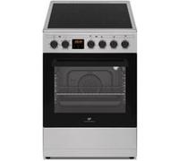 Cuisiniere vitrocéramique CECV50FCS 4 feu L49 8 H86 P67 cm Silv