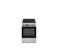 Cuisinière vitrocéramique CONTINENTAL EDISON CECV50FCS - 4 feux - L49.5 x H82.7 xP58 cm- Silver