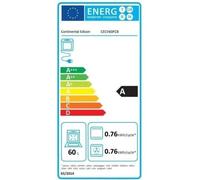 Cuisiniere vitrocéramique CONTINENTAL EDISON CECV60FCB - 4 feux - L58,8 xP61 xH83 cm - Noir