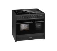 Cuisinière vitrocéramique - GURARI - GCH E 912 DF BL - 90 cm - Double four électrique - Noir