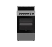 Cuisiniere vitrocéramique - - I5V3PCS - 4 foyers - 7,7 KWh - L50 cm - Silver