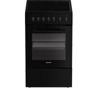 Cuisinière vitrocéramique - INDESIT - I5V3PCB - 4 foyers - 7700 W - L50 cm - Noir