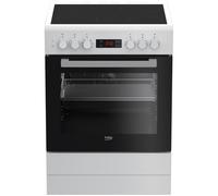 Cuisinière vitrocéramique Multifonction 72L BEKO 1700W 60cm, FSE 67300 WCS