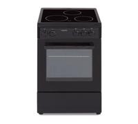 Cuisinière vitrocéramique OCEANIC CV5050B8 50x50 Four convection naturelle 48 L 3 feux Noir