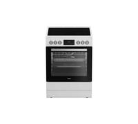 Cuisinière vitrocéramique Whirlpool W6V8LCSW 60 cm 4 foyers Four 72 L Blanche