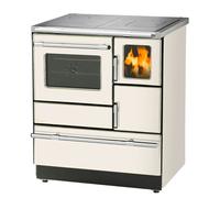 Cuisinière Wamsler Ambiente K128F S creme beige - raccordement du tuyau de fumée à gauche