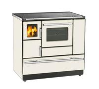 Cuisinière Wamsler Ambiente K138F C creme beige - raccordement du tuyau de fumée à droite