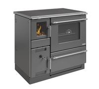Cuisinière Wamsler Ambiente K139F C anthracite métallisé - raccordement du tuyau de fumée à droite