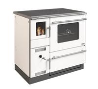 Cuisinière Wamsler Ambiente K139F C blanche - raccordement du tuyau de fumée à droite