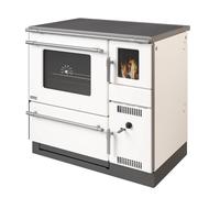 Cuisinière Wamsler Ambiente K139F C blanche - raccordement du tuyau de fumée à gauche