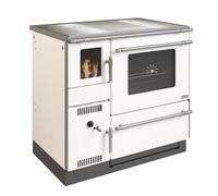 Cuisinière Wamsler Ambiente K139F S blanche - raccordement du tuyau de fumée à droite
