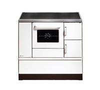 Cuisinière Wamsler Standard Line K 138 C blanche - raccordement du tuyau de fumée à gauche