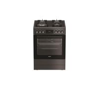 Cuisinière Whirlpool W6G8LCSWA 60 cm pose libre mixte 4 feux gaz Four 72 L Anthracite